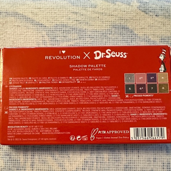 Revolution Beauty’s Dr. Seuss Palette Glittering Gold and Rich Purple - Picture 5 of 5